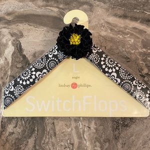 Lindsay Phillips Switch Flops straps.